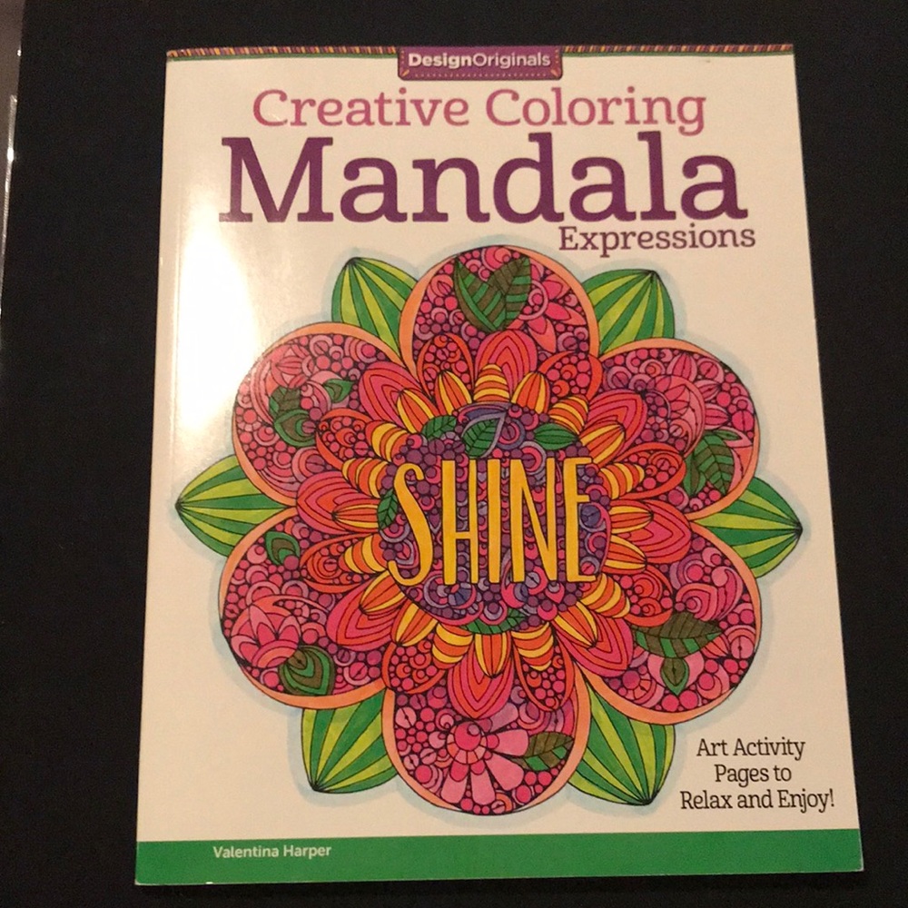 Mandala Expressions Adult Coloring Book